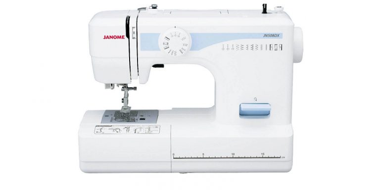 シンプルデザインでもしっかり機能のミシン ジャノメ「JN508DX」 シンプルデザインでもしっかり機能のミシン ジャノメ「JN508DX」