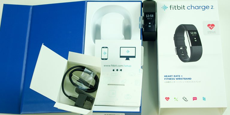 Fitbit Charge HRの後継機!ウェアラブルデバイスのCharge2を開封してみた Fitbit Charge HRの後継機!ウェアラブルデバイスのCharge2を開封してみた