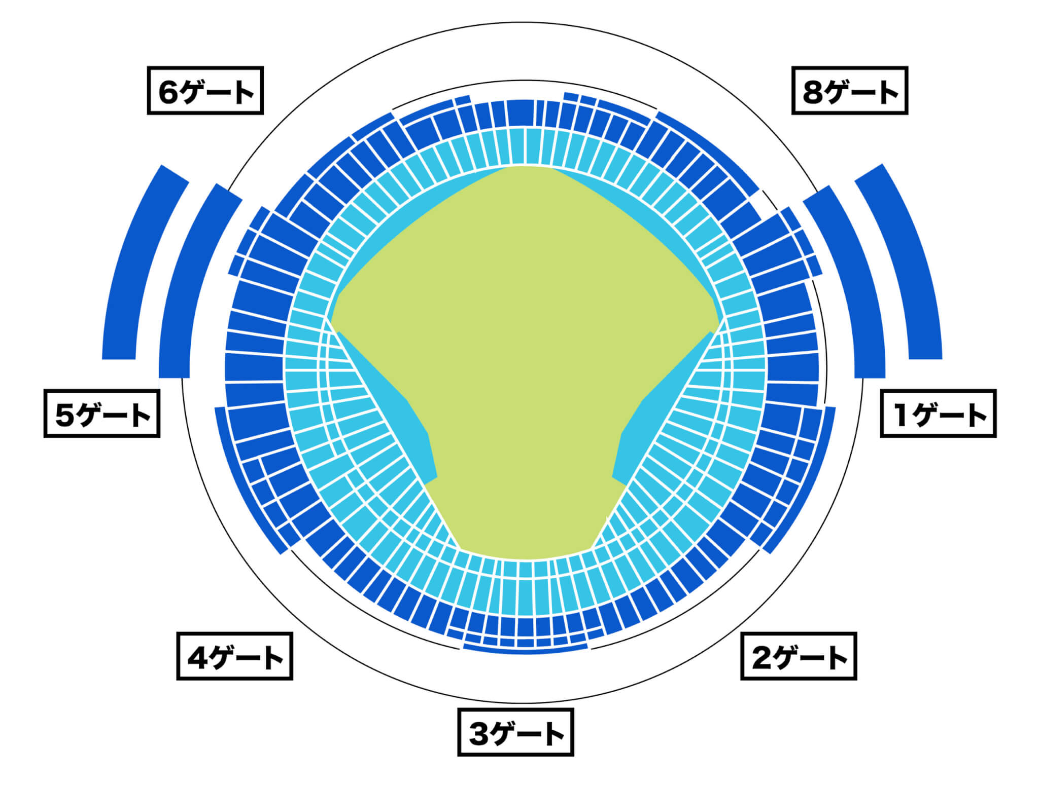 みずほPayPayドームの座席表