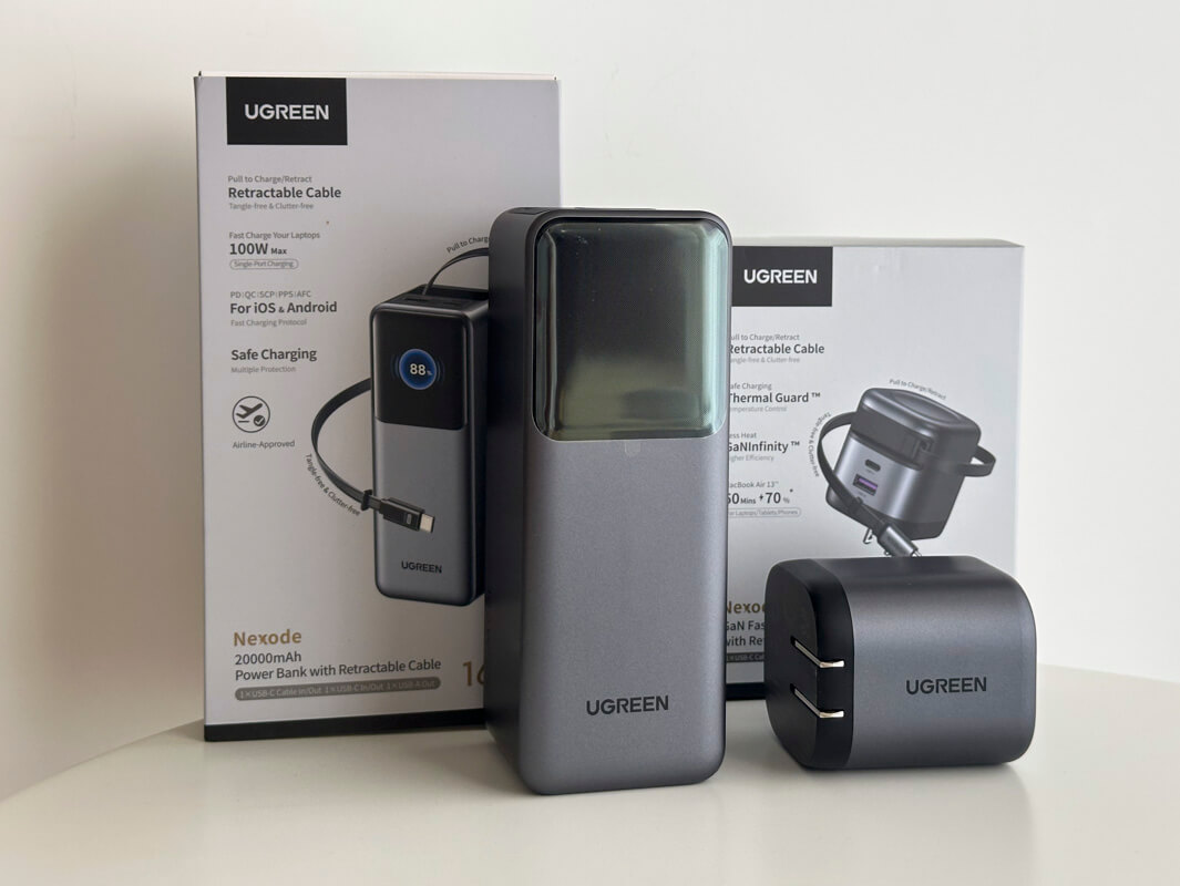 UGREEN Nexode 巻き取り式シリーズの製品スペック