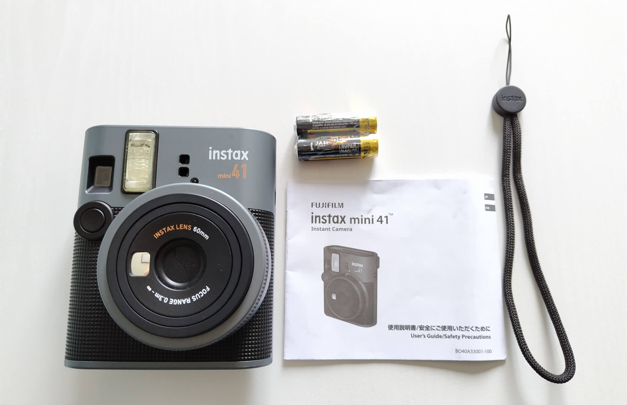 チェキ instax mini41のセット内容