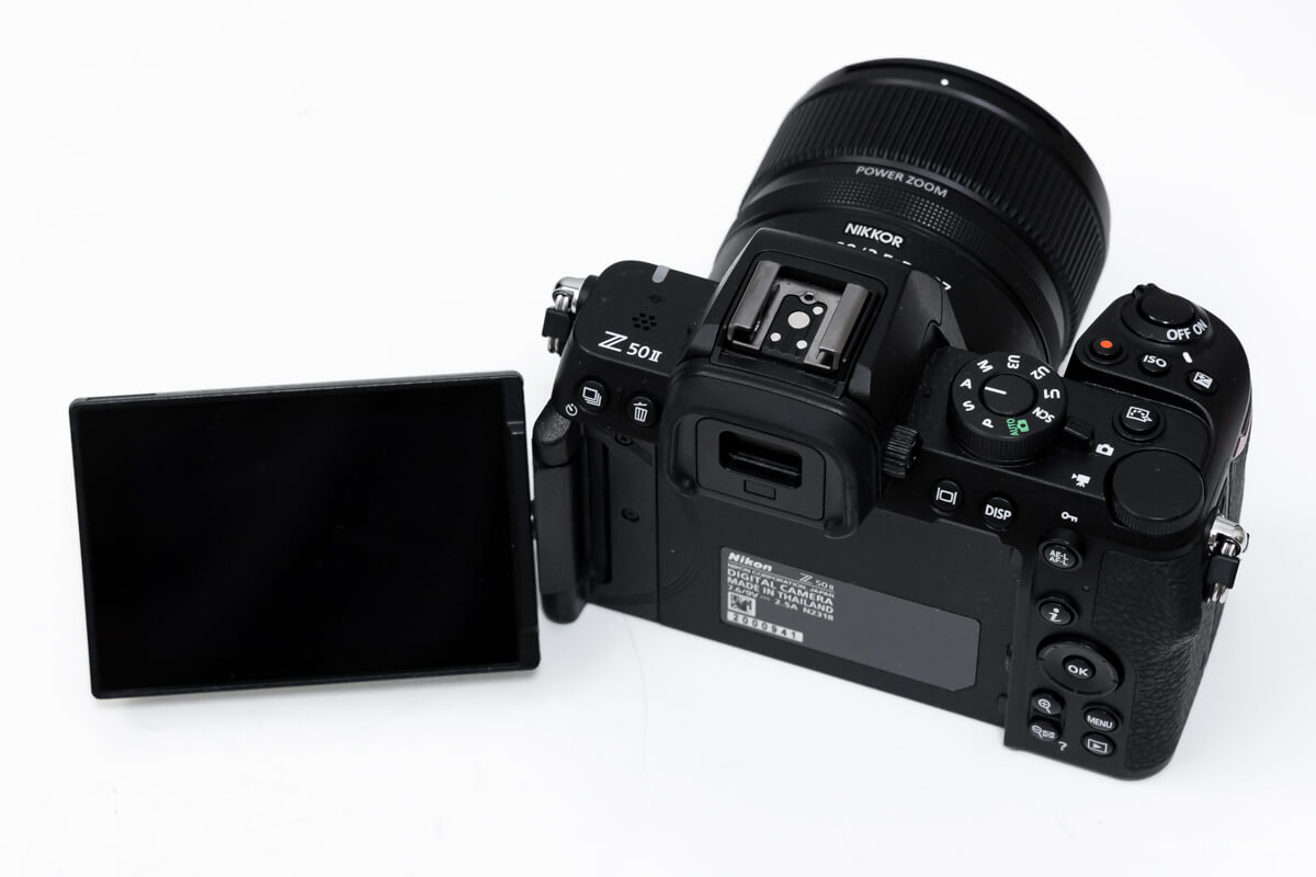 Nikon Z50 II バリアングルモニター