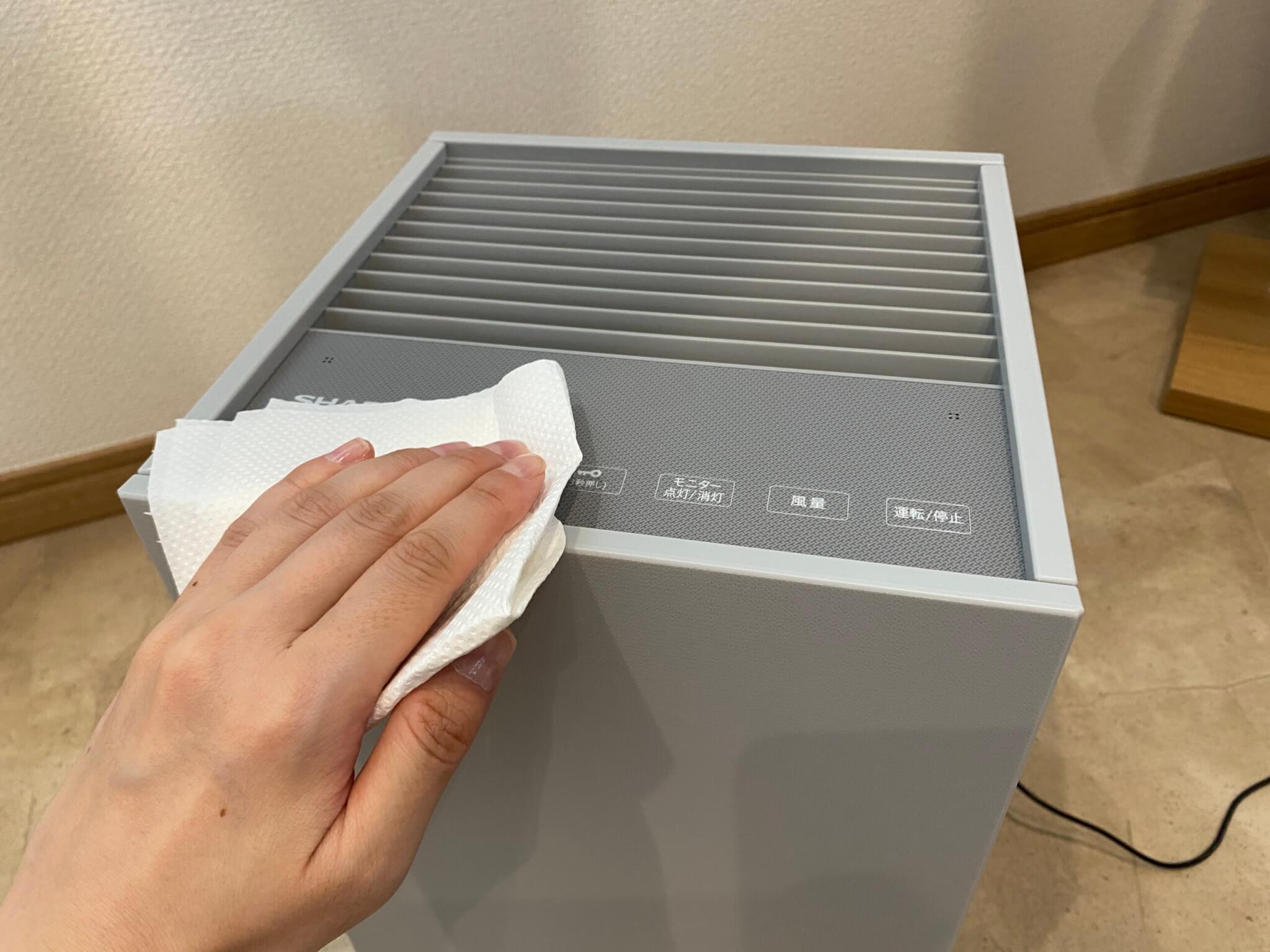 SHARP 空気清浄機 FU-T40 お手入れ