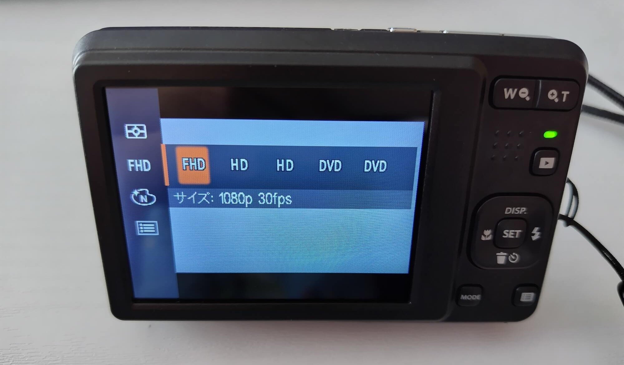 PIXPRO FRIENDLY ZOOM FZ55の動画選択画面