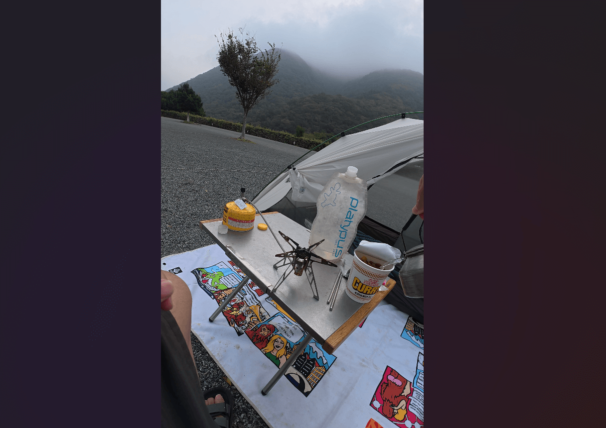 キャンプ風景
